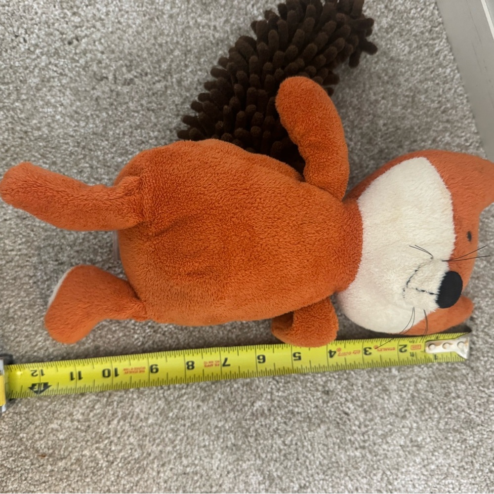Jellycat London 12" Woodland Fox Orange Stuffed Plush Bushy Brown Tail Lovey - Picture 8 of 8